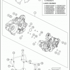 2017 TC 250 ENGINE Картер двигателя
