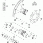 2017 TC 85 17_14 CHASSIS Переднее колесо