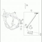 2017 TE 150 CHASSIS Side-   /   center stand