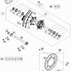 250 SX CHASSIS Заднее колесо