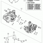 250 SX ENGINE Картер двигателя