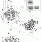 250 SX-F ENGINE Картер двигателя