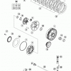 300 XC ENGINE Сцепление