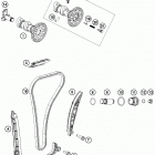 350 SX-F ENGINE Газо-распределительный механизм