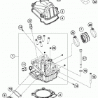 450 SX-F & XC-F ENGINE ГОЛОВКА ЦИЛИНДРА