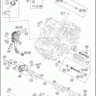 2016 1290 SUPERDUKE R ORANGE ENGINE Lubrica ting system