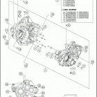 2016 250 SX-F FACTORY EDITION ENGINE Картер двигателя