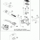 2016 250 XC-W CHASSIS Handbrake cylinder