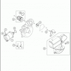 2016 250 XC-W ENGINE Electric st arter