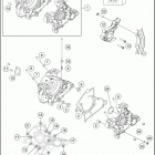 2016 50 SX ENGINE Картер двигателя