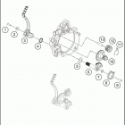 2016 50 SX MINI ENGINE Kick st arter