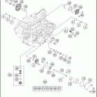 2016 500 EXC ENGINE Lubrica ting system