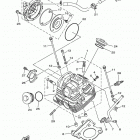 XT250  (XT250K1C/XT250K1) ГОЛОВКА ЦИЛИНДРА
