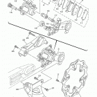 YZ250FX  (YZ250FXK) Задний суппорт