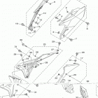 YZ250FX  (YZ250FXK) БОКОВАЯ КРЫШКА