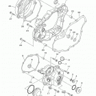 YZ250FX (YZ250FXK) Крышка картера двигателя