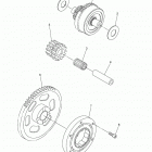 YZ250FX (YZ250FXK) Муфта стартера