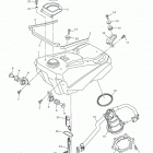 YZ250FX (YZ250FXK) ТОПЛИВНЫЙ БАК