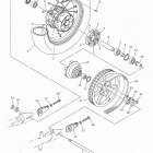 BOLT (XVS95CJCB/XVS95CJB) Заднее колесо