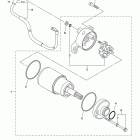 BOLT R-SPEC  (XVS95CJCL/XVS95CJGY/XVS95CJCGY/XVS95CJL) ПУСКОВОЙ ЭЛЕКТРОДВИГАТЕЛЬ