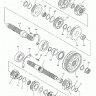 BOLT R-SPEC  (XVS95CJCL/XVS95CJGY/XVS95CJCGY/XVS95CJL) ТРАНСМИССИЯ