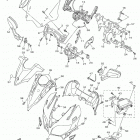 FJR1300A (FJR13AJCL/FJR13AJL) Обтекатель 1