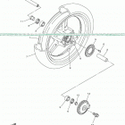 FJR1300ES (FJR13ESJCL/FJR13ESJL) Переднее колесо