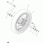 MT07 (MT07JCL/MT07JL/MT07JCW/MT07JW/MT07JCGY/MT07JGY) Переднее колесо