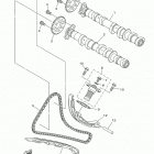 MT09 (MT09JCR/MT09JGY/MT09JB/MT09JCGY/MT09JR/MT09JCB) Цепь механизма газораспределения