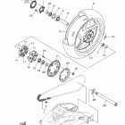 MT10 (MT10JCGY/MT10JL/MT10JGY/MT10JCL) Заднее колесо
