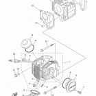 TTR50E  (TTR50EJ) ГОЛОВКА ЦИЛИНДРА