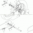 WR250F  (WR250FJ) Заднее колесо