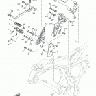 XSR700  (XSR700JL/XSR700JR/XSR700JCR/XSR700JCL) Подножки