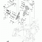 XSR700 (XSR700JCGY/XSR700JGY/XSR700JR/XSR700JCR) Подножки