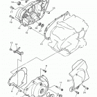 XV250  (XV250JB/XV250JCB) Крышка картера двигателя