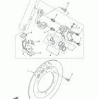XV250  (XV250JB/XV250JCB) Передний суппорт