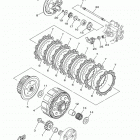 YZ125 (YZ125J2) Сцепление