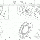 YZ250 (YZ250J2) Передний суппорт