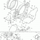YZ450FX (YZ450FXJ) Крышка картера двигателя