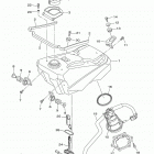 YZ450FX (YZ450FXJ) ТОПЛИВНЫЙ БАК