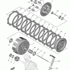 YZ65 (YZ65J) Сцепление