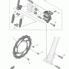 YZ65 (YZ65J) Передний суппорт