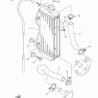 YZ85  (YZ85J) Радиатор и Патрубки