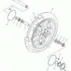 YZFR1 (YZFR1JCB/YZFR1JB/YZFR1JCL/YZFR1JL) Переднее колесо