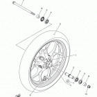YZFR3  (YZFR3JB/YZFR3JL) Переднее колесо