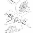 FJ09 (FJ09HCW/FJ09HCL/FJ09HW/FJ09HL) Заднее колесо