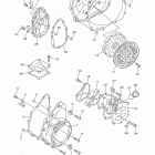 FJR1300A  (FJR13AHCB/FJR13AHB) Крышка картера двигателя