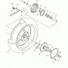 FJR1300A  (FJR13AHCB/FJR13AHB) Заднее колесо