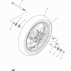 FZ07 (FZ07HCS/FZ07HS/FZ07HCL/FZ07HL/FZ07HR/FZ07HCR) Переднее колесо