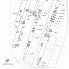 R3 ABS (YZFR3AHB/YZFR3AHW) Передняя вилка